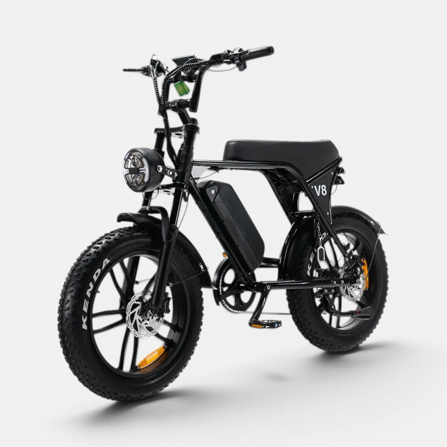 Ouxi V8/C80 Fatbike Zwart Hydraulische Remmen - Voordeelscooters.nl
