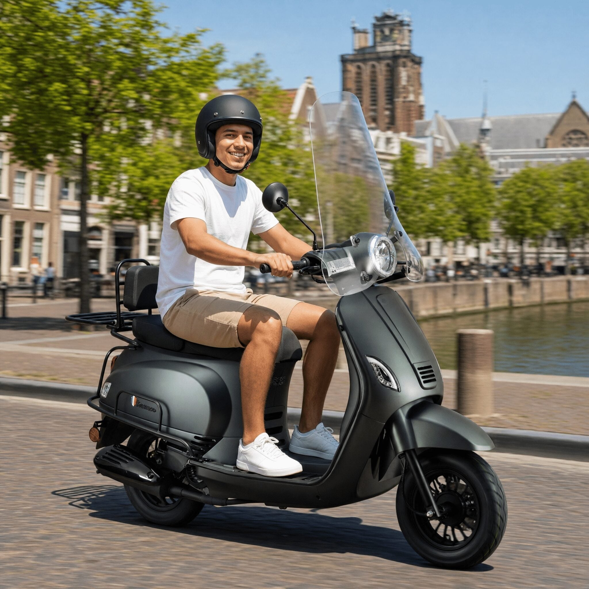 Senzo RivaLux Special Matgroen - Voordeelscooters.nl