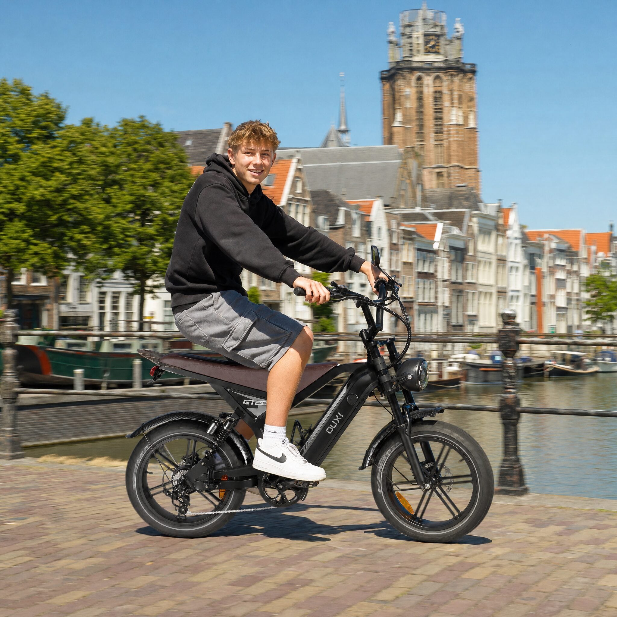 Ouxi GT20 Zwart - Voordeelscooters.nl