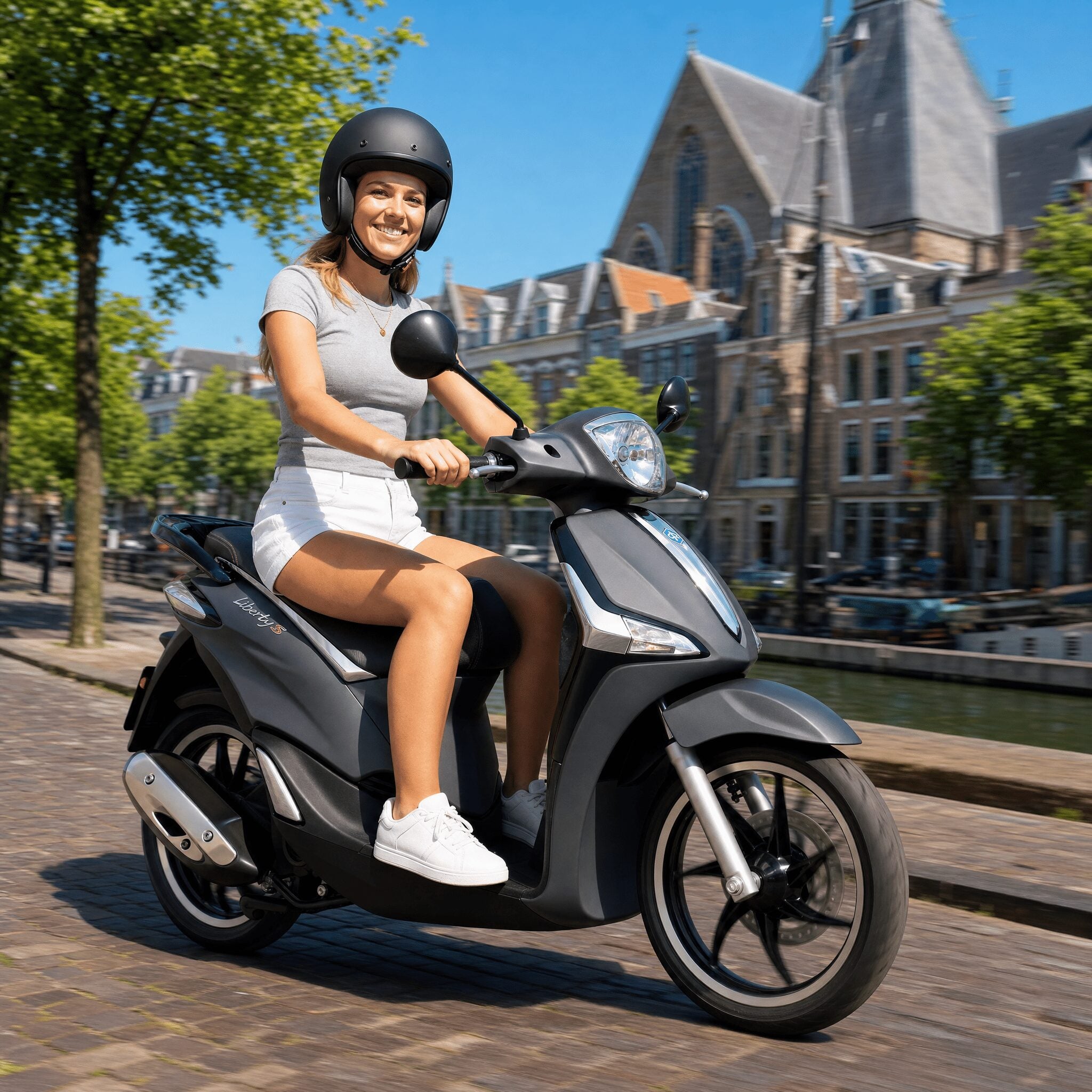 Piaggio Liberty Grijs - Voordeelscooters.nl