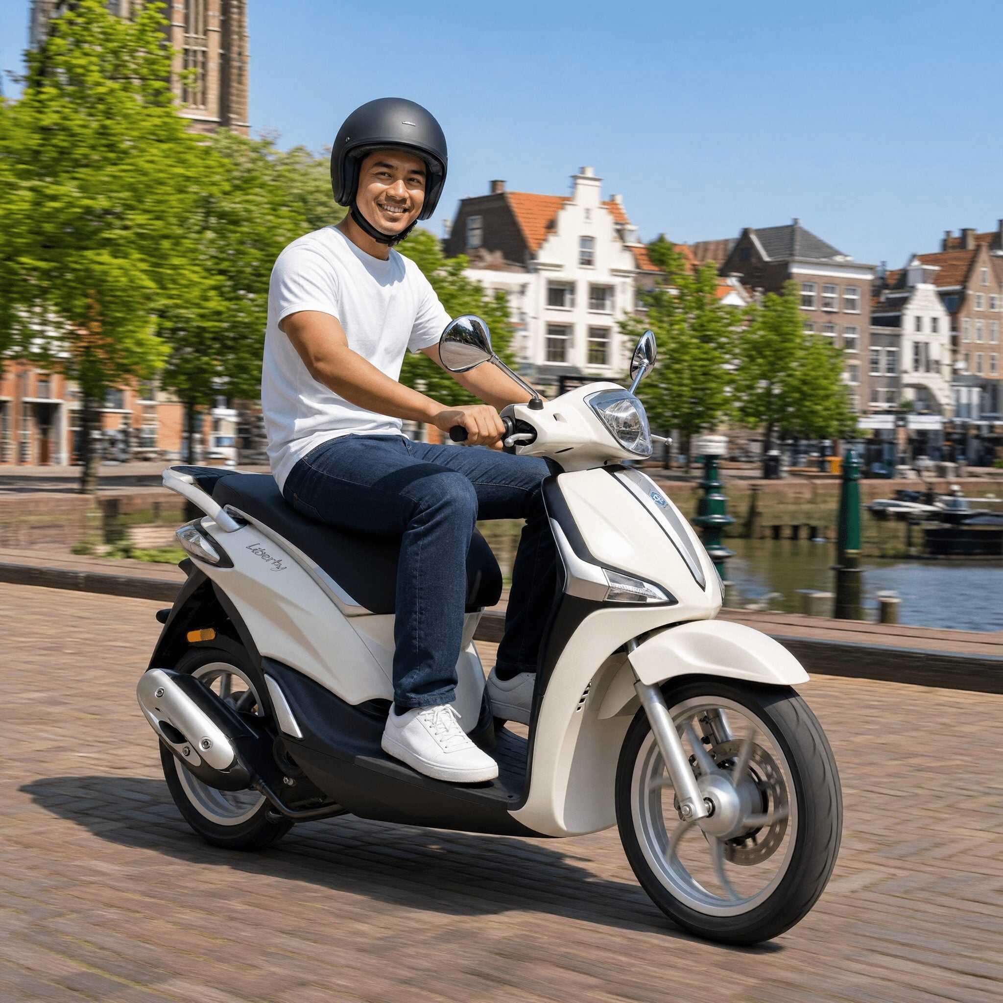 Piaggio Liberty Wit - Voordeelscooters.nl