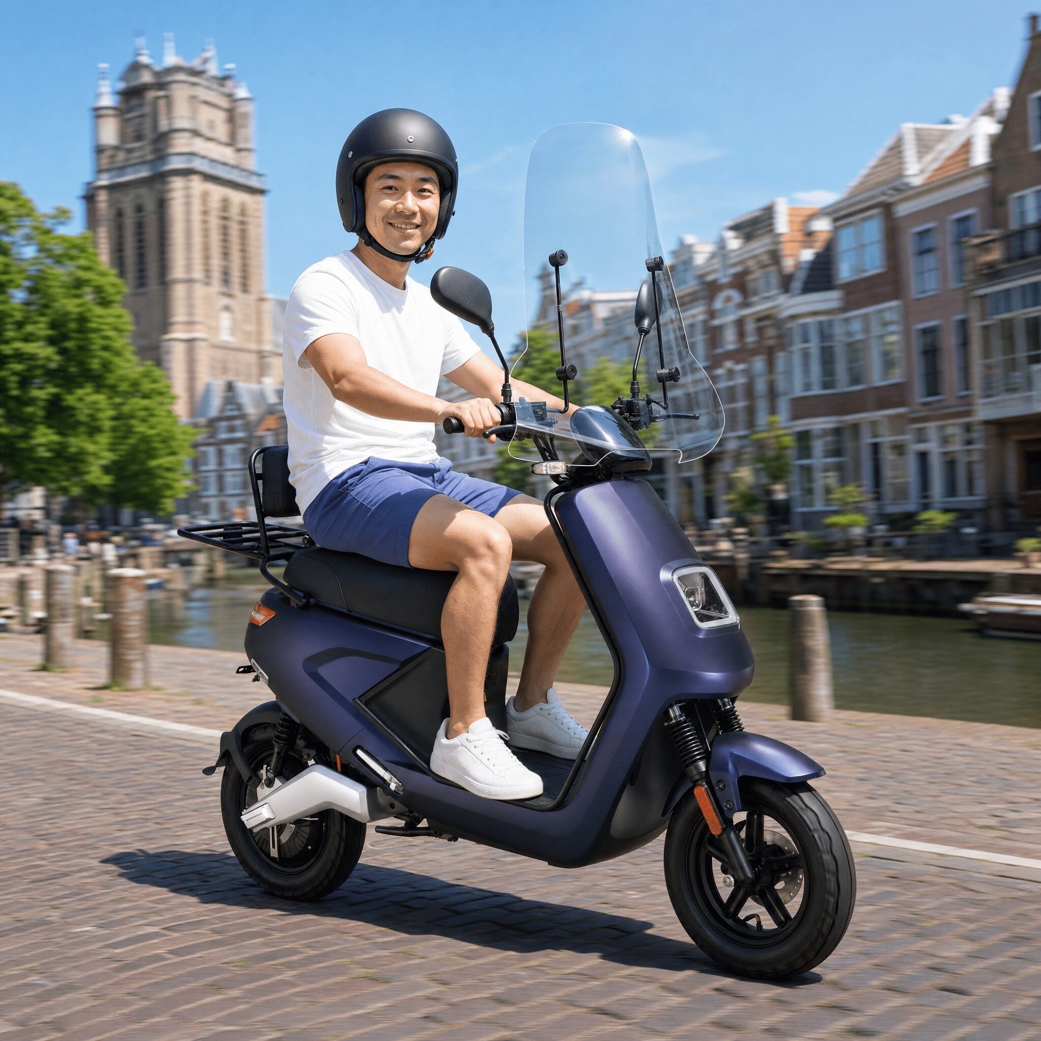IVA E - GO S4 Special Matblauw - Voordeelscooters.nl