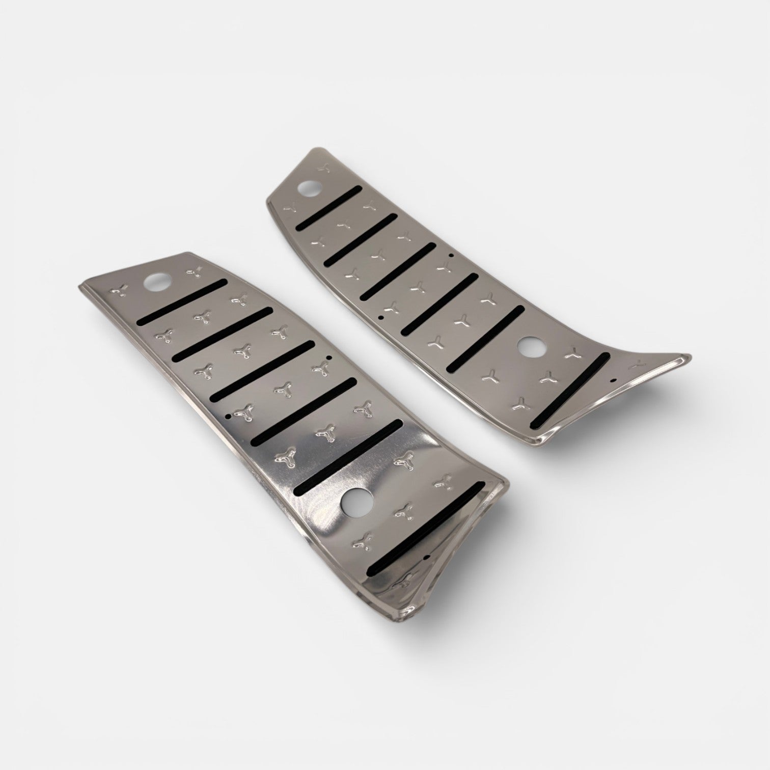 Senzo RivaLux Voetplaten Chrome