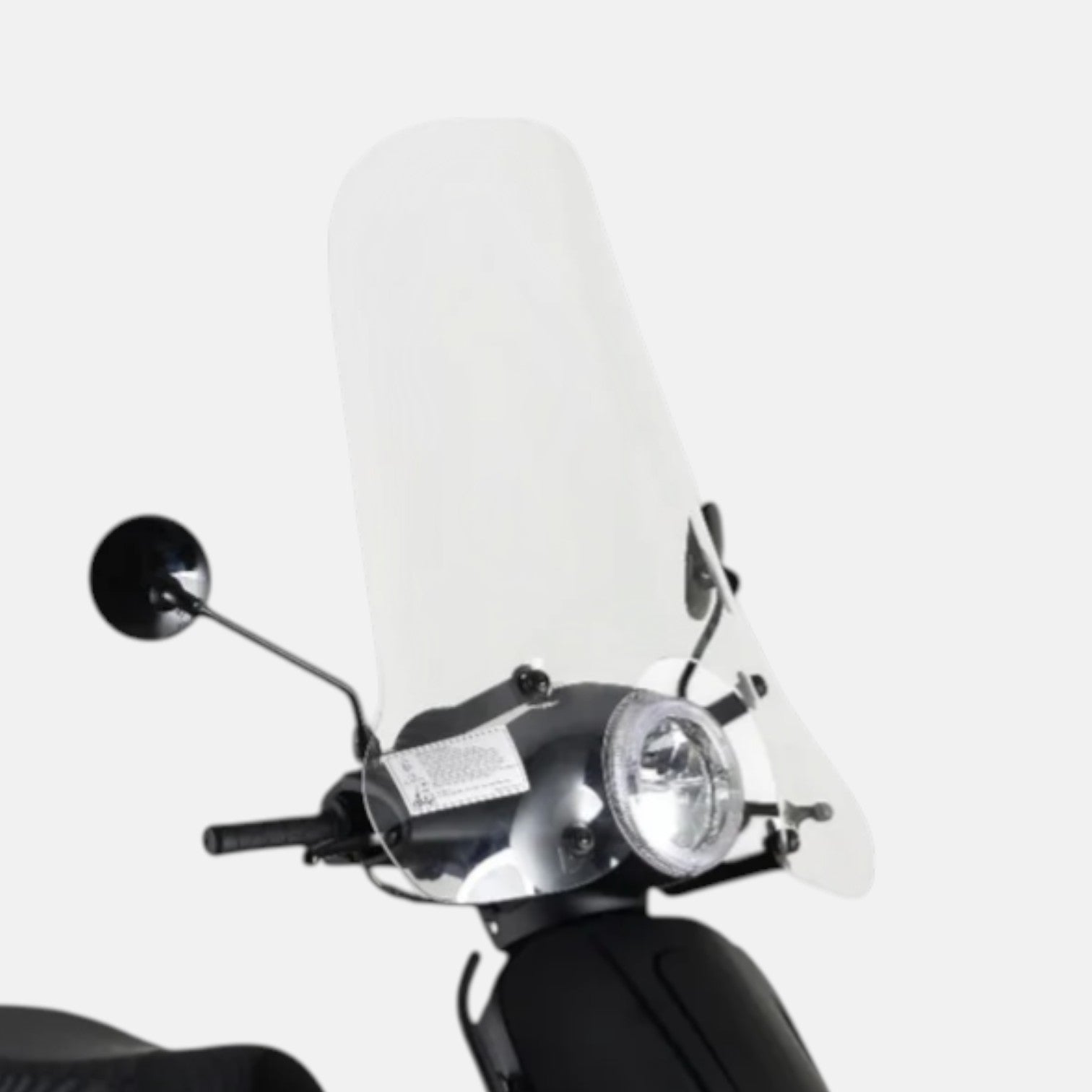 Senzo RivaLux Windscherm Hoog Transparant - Voordeelscooters.nl
