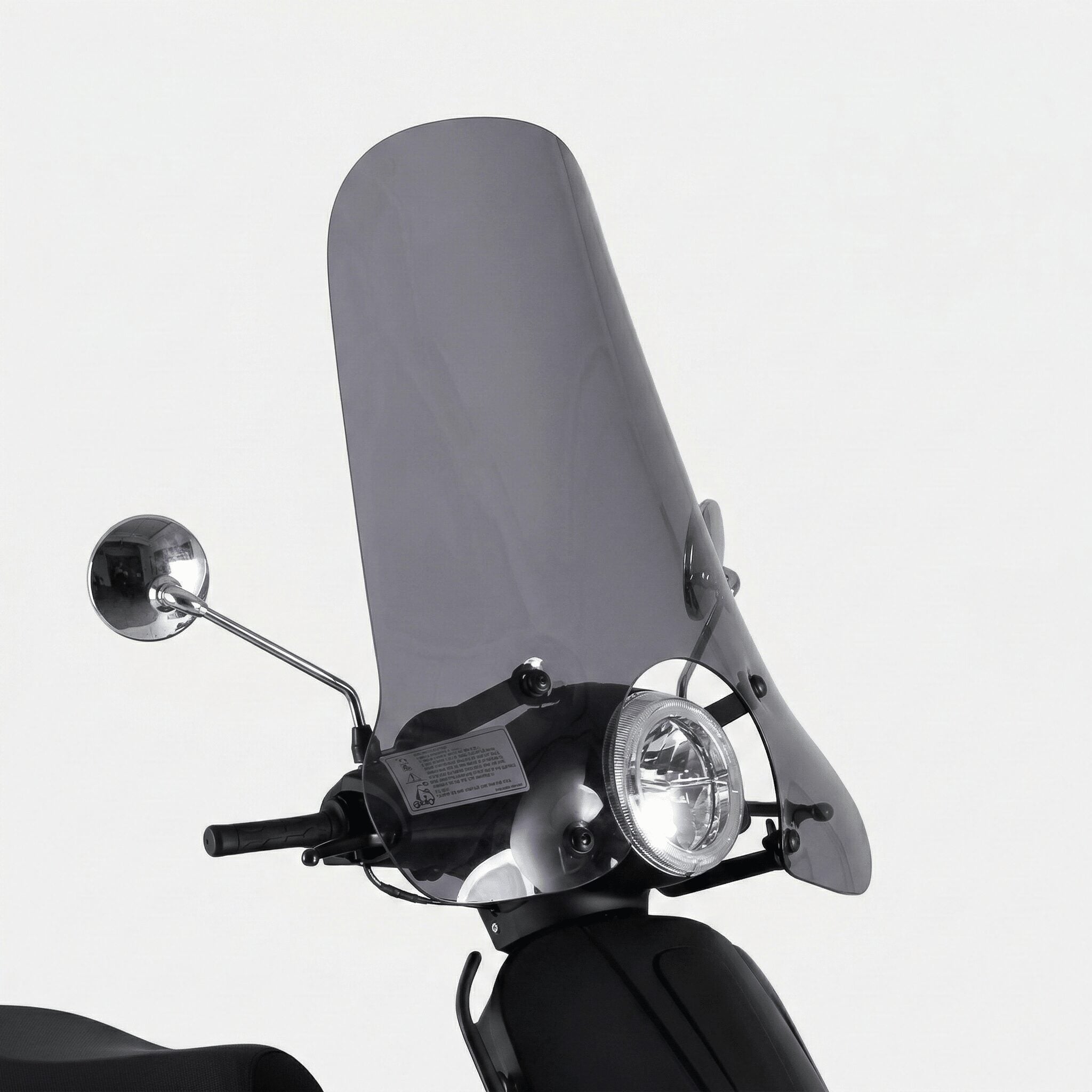 Senzo Rivalux Windscherm Hoog Smoke - Voordeelscooters.nl