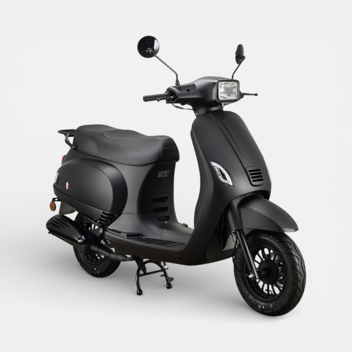 Senzo RivaLux S Matzwart kopen | Voordeelscooters.nl