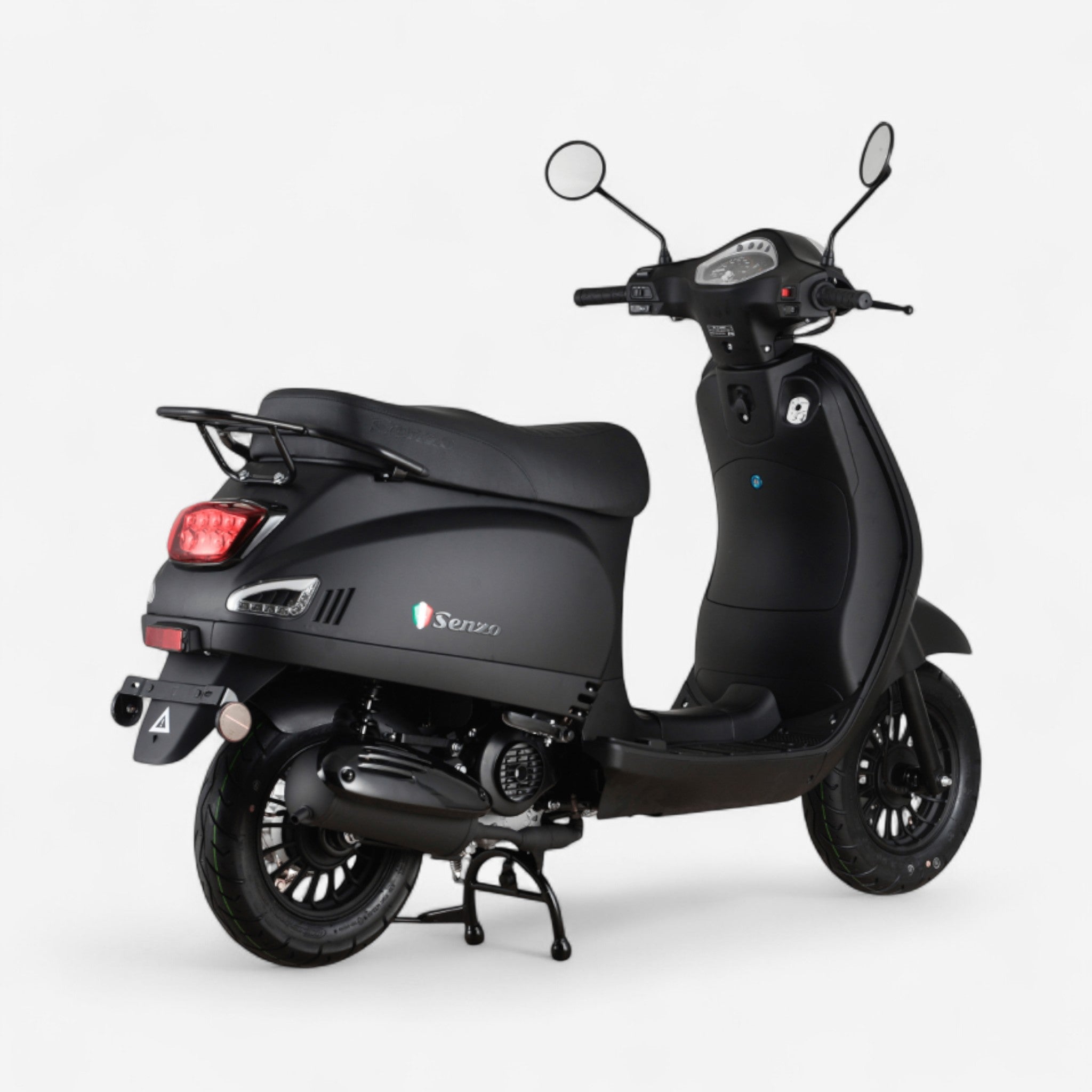 Senzo RivaLux Matzwart kopen | Voordeelscooters.nl