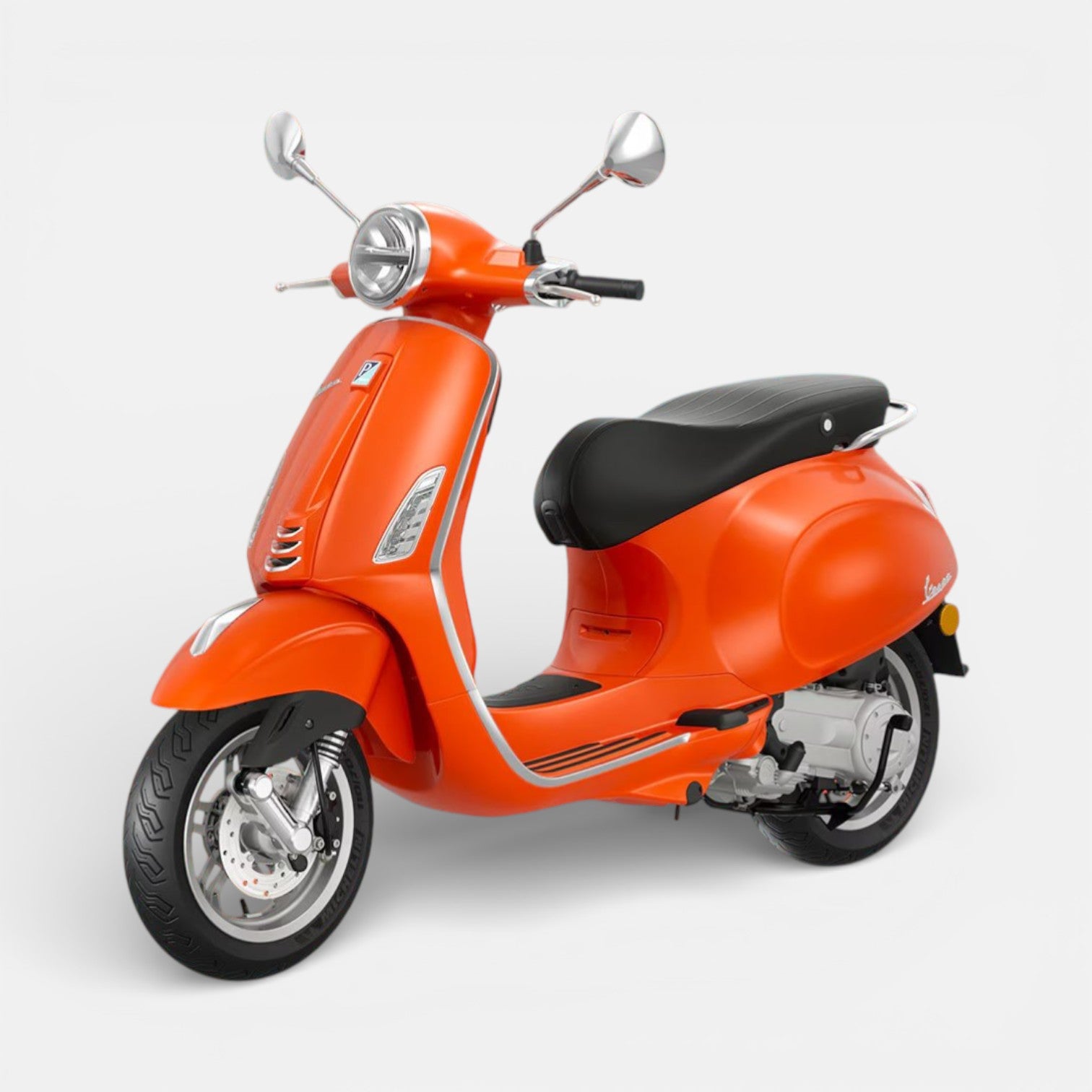 Vespa Primavera Oranje - Voordeelscooters.nl