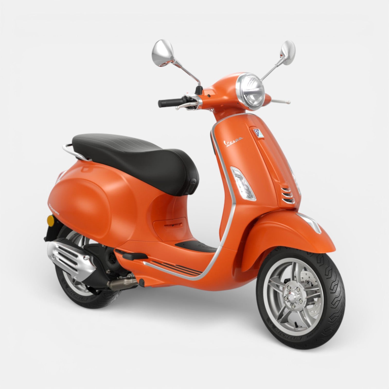 Vespa Primavera Oranje - Voordeelscooters.nl
