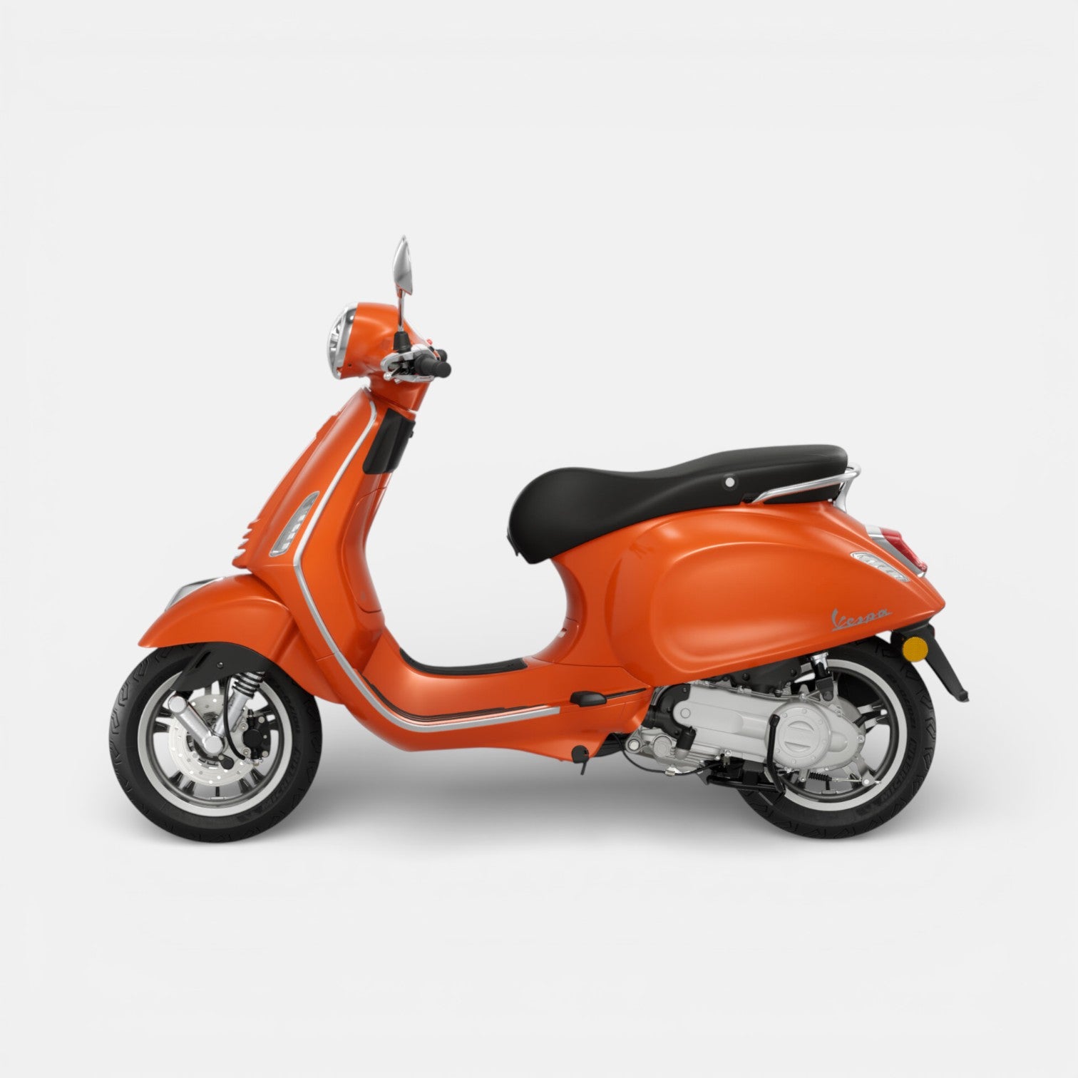 Vespa Primavera Oranje - Voordeelscooters.nl