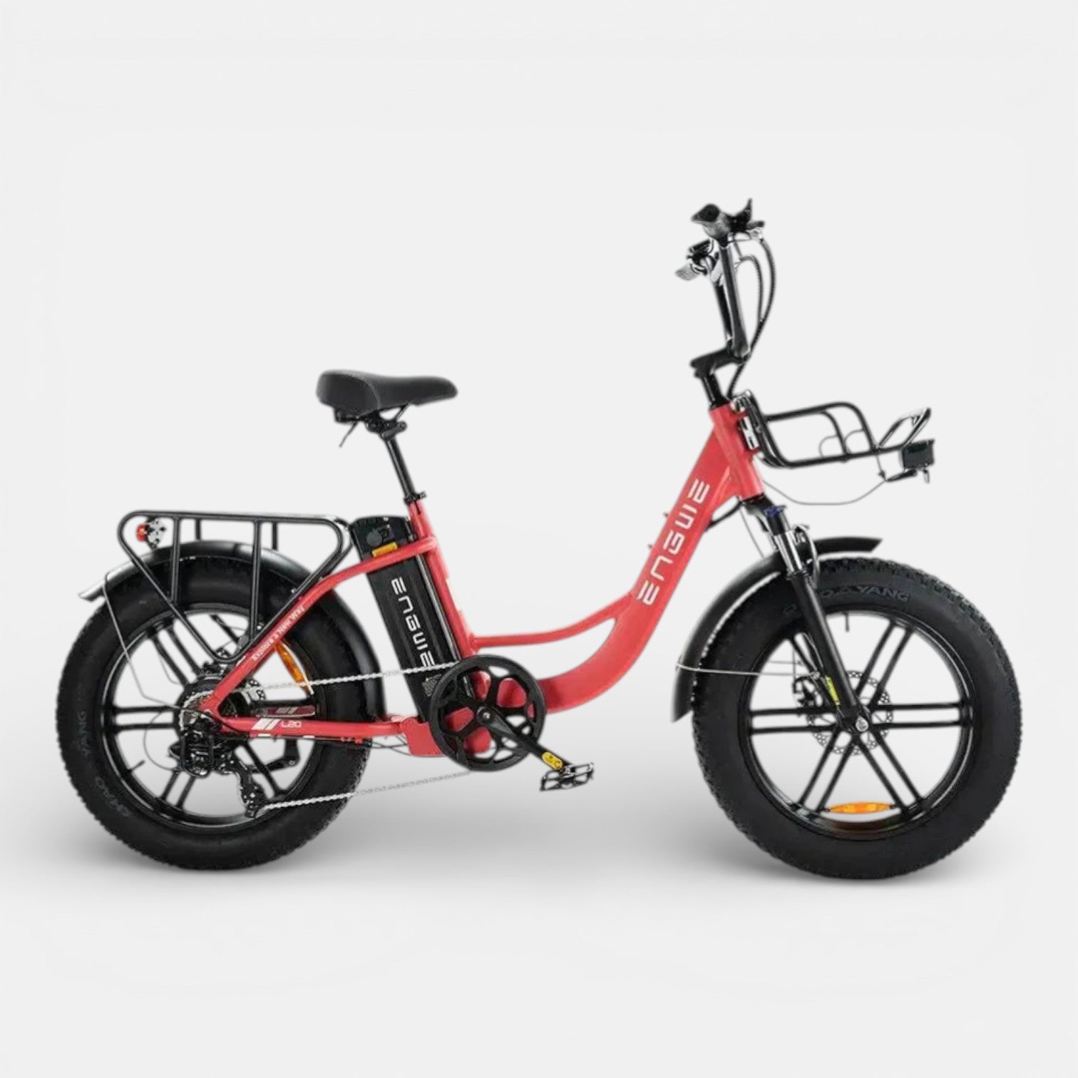 Engwe L20 Fatbike Roze - Voordeelscooters.nl