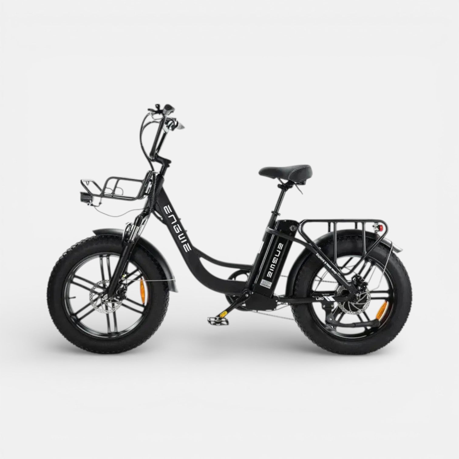 Engwe L20 Fatbike Zwart - Voordeelscooters.nl