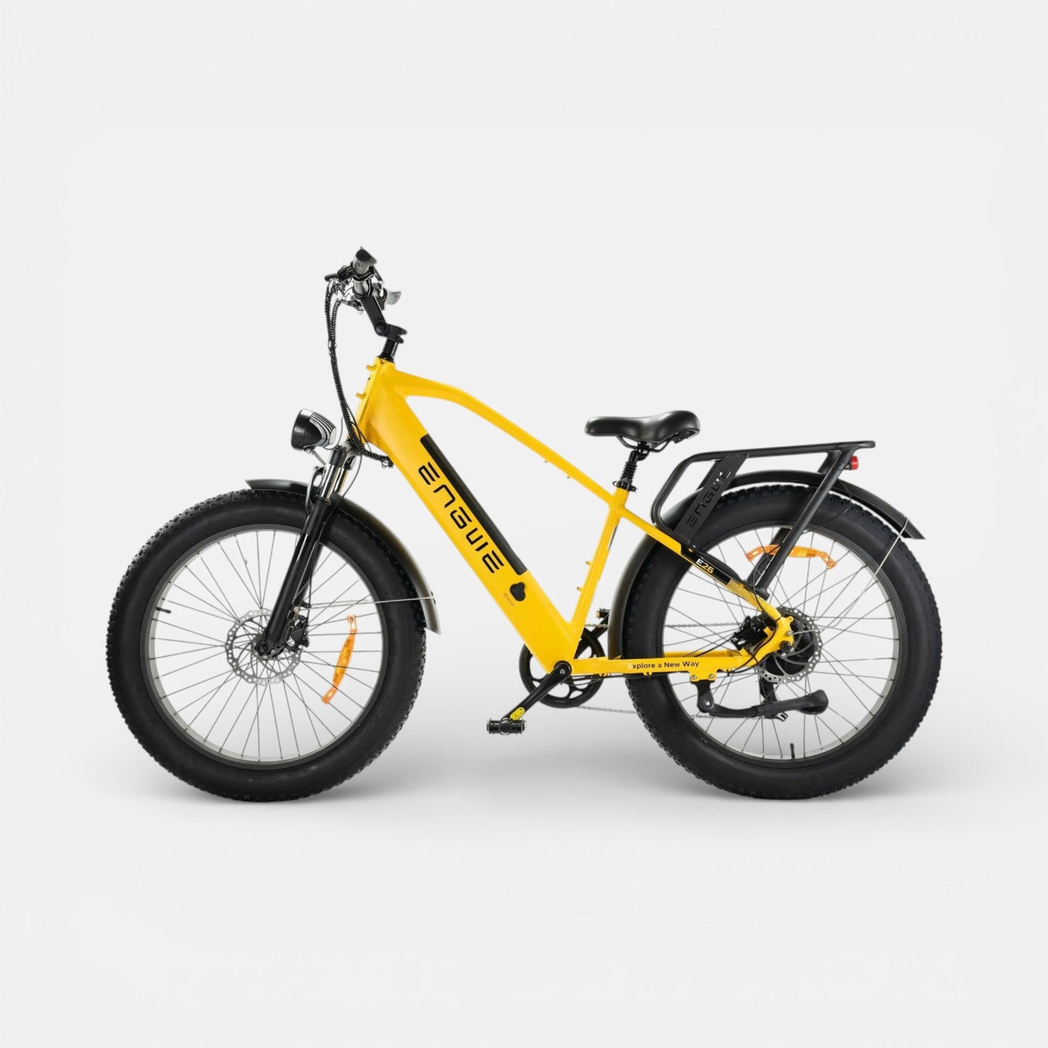 Engwe E26 Geel Hoge Instap - Voordeelscooters.nl