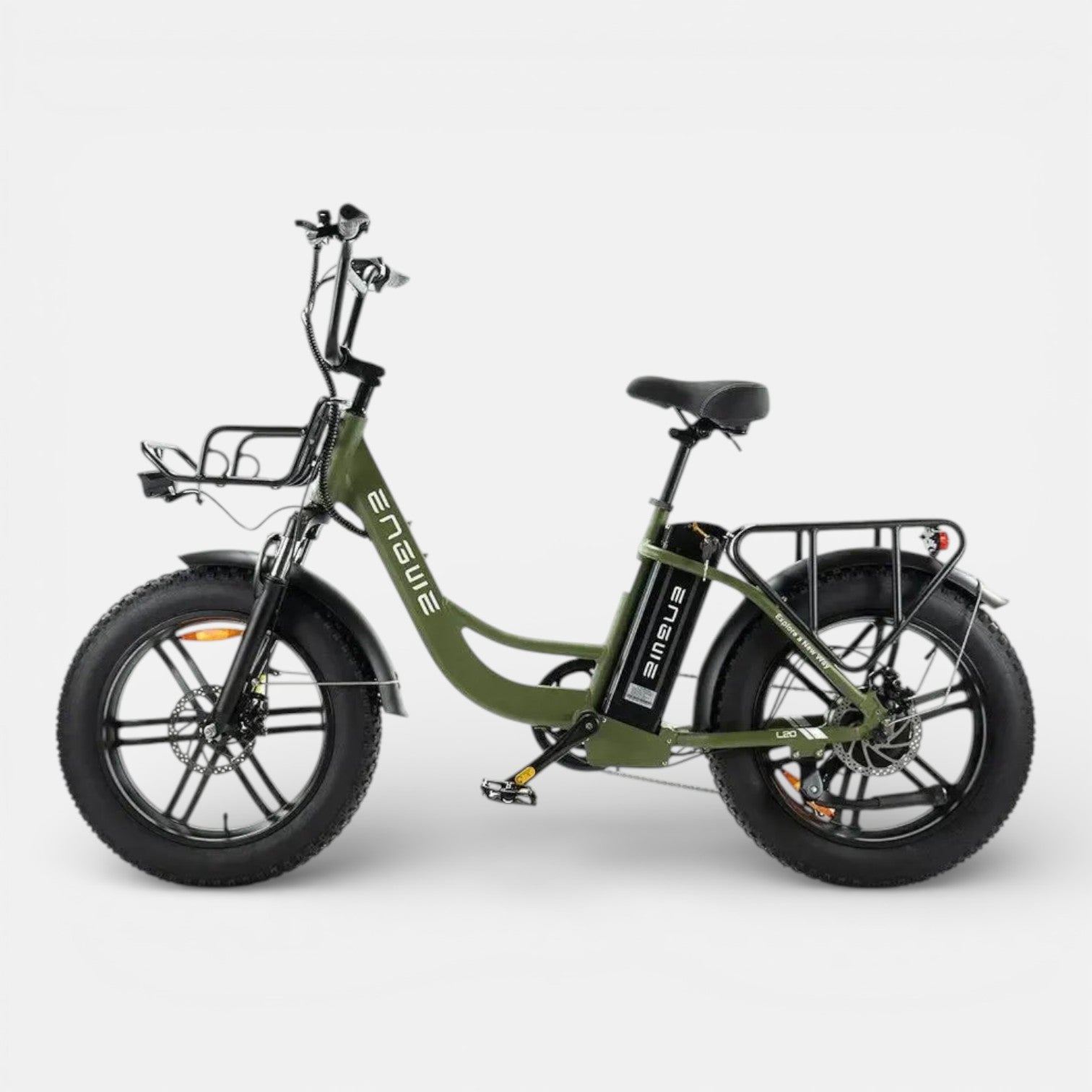 Engwe L20 Fatbike Groen - Voordeelscooters.nl