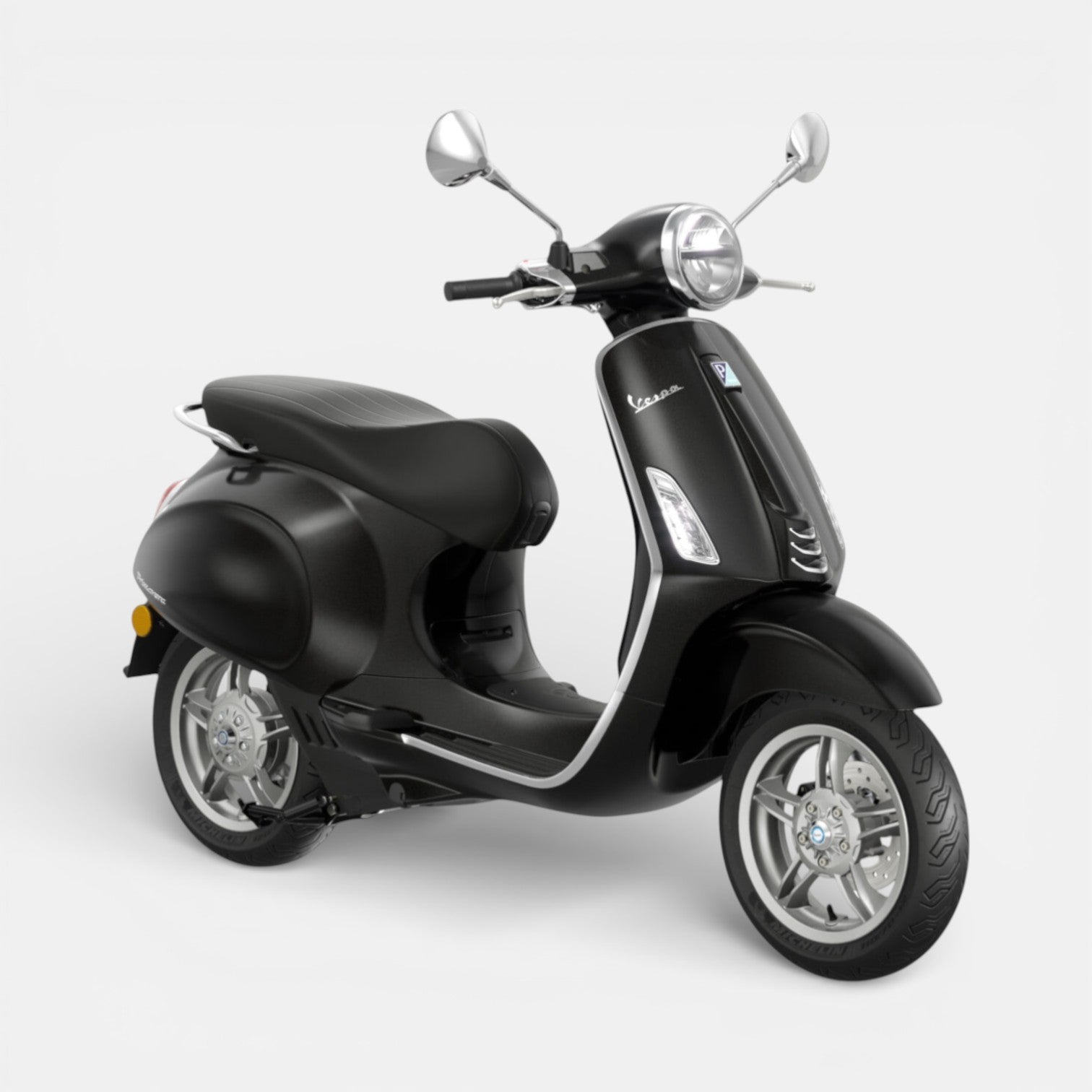 Vespa Primavera Elektrisch Zwart - Voordeelscooters.nl