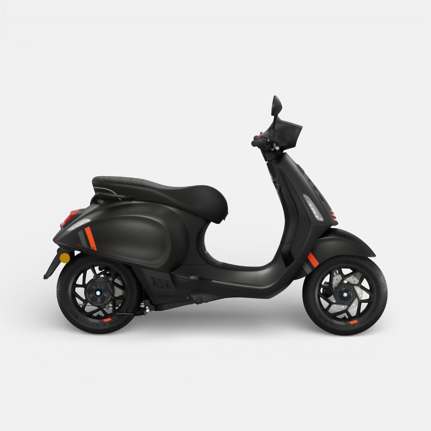 Vespa Sprint S Elektrisch Matzwart - Voordeelscooters.nl