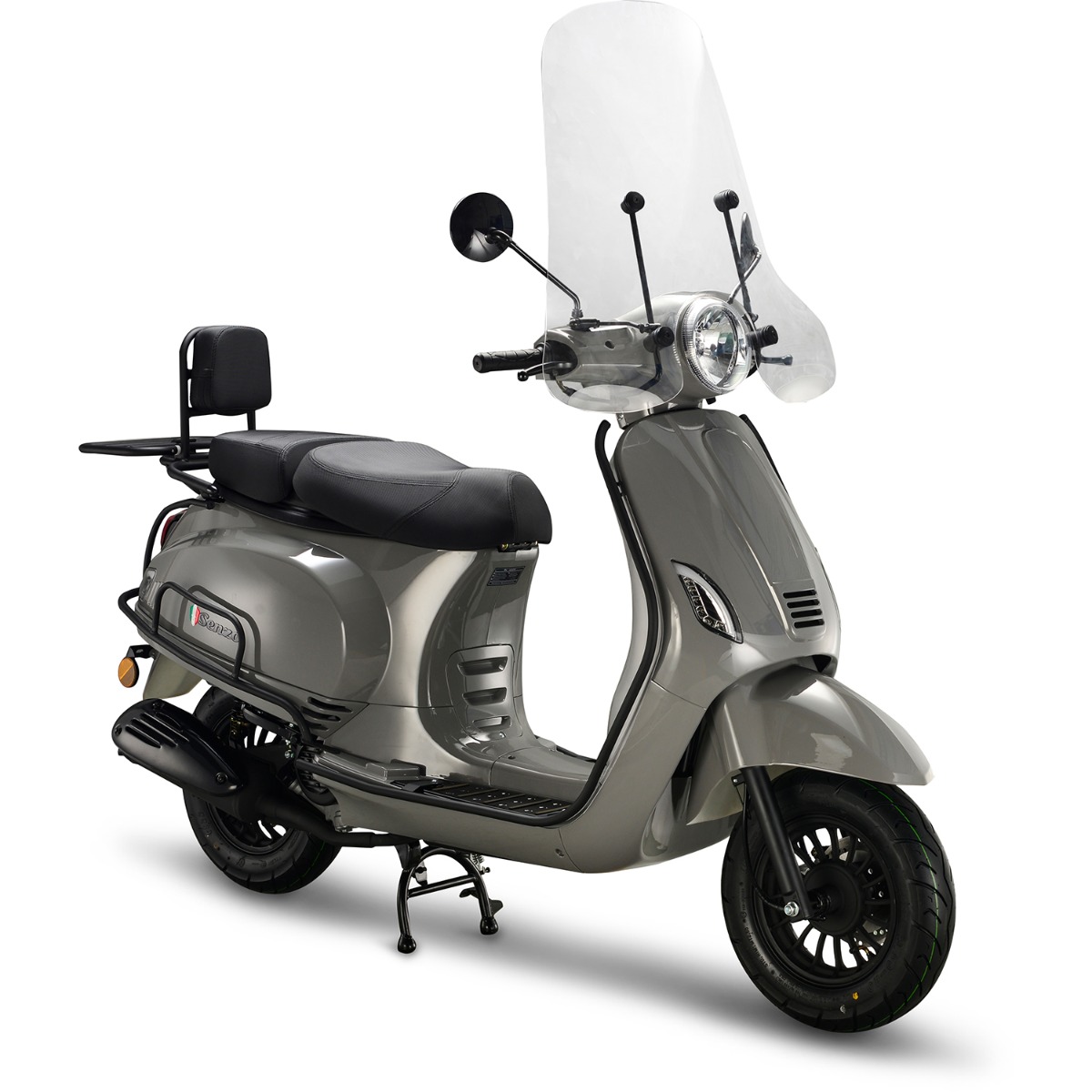 Senzo RivaLux Special Nardo Grijs - Benzine Scooter