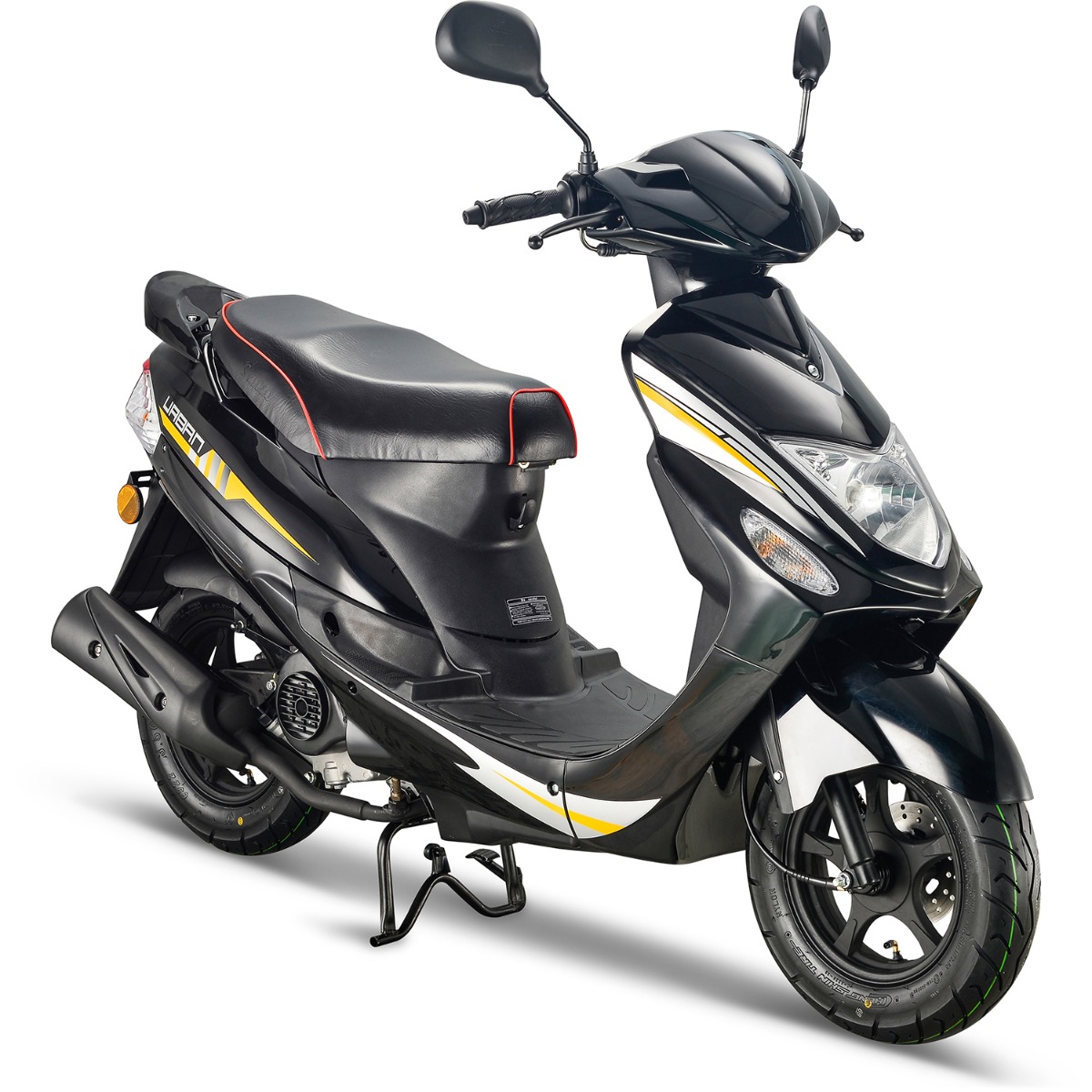 Senzo Urban Zwart - Benzine Scooter