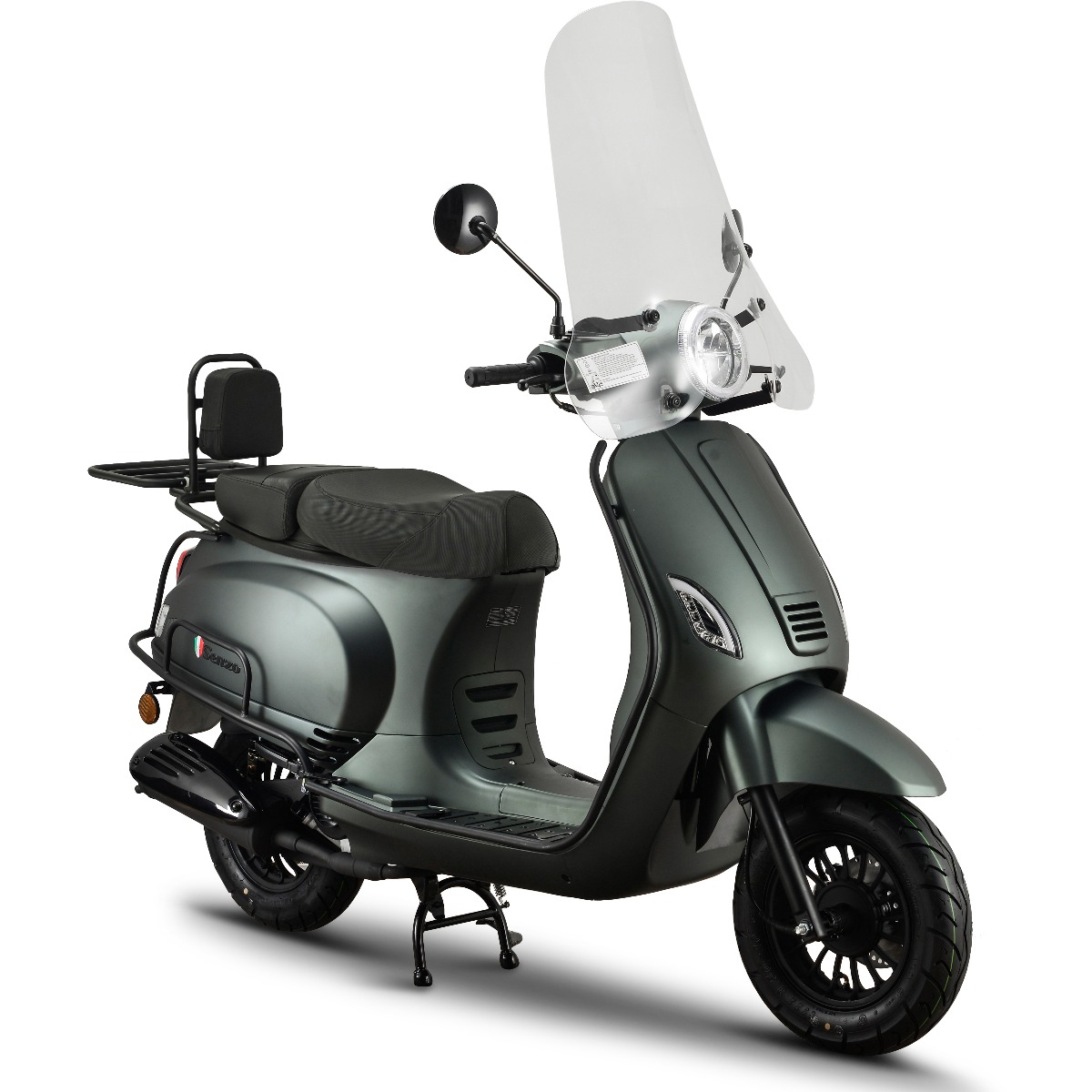 Senzo RivaLux Special Matgroen - Benzine Scooter