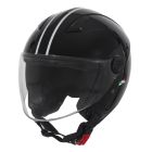 Vito Moda Bambino Kinderhelm Zwart Glans