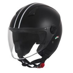 Vito Moda Bambino Kinderhelm Zwart Mat