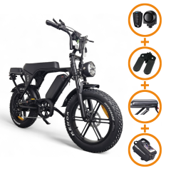 Ouxi V8/C80 Special Zwart Mechanische Remmen