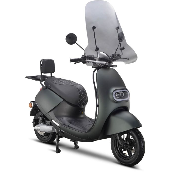 entonces Mujer joven Hacer IVA E-GO S3 Special Matgroen Elektrische Scooter | Voordeelscooters.nl