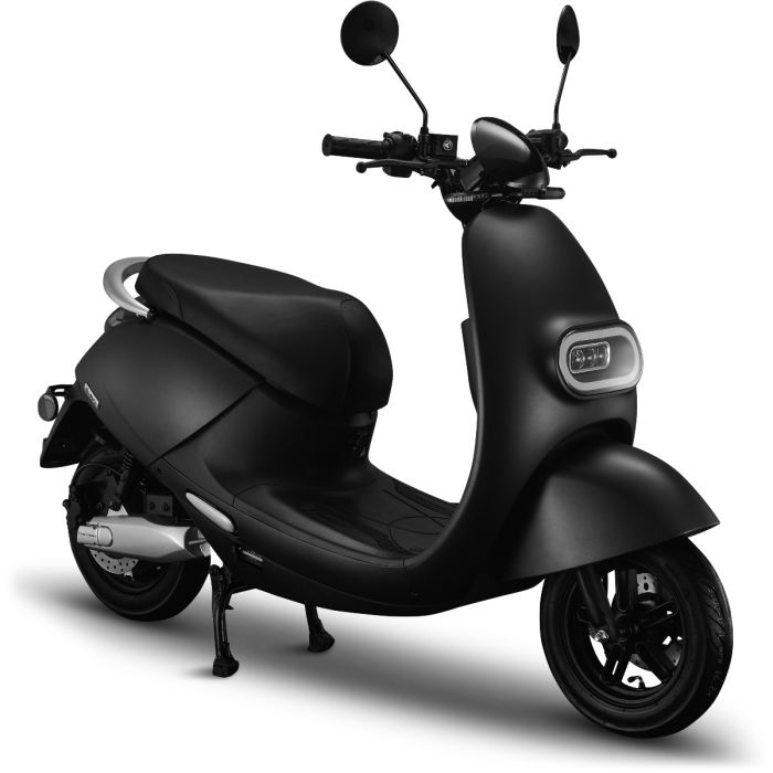 Hinder toelage Trottoir IVA E-GO S3 Matzwart Elektrische Scooter | Voordeelscoo