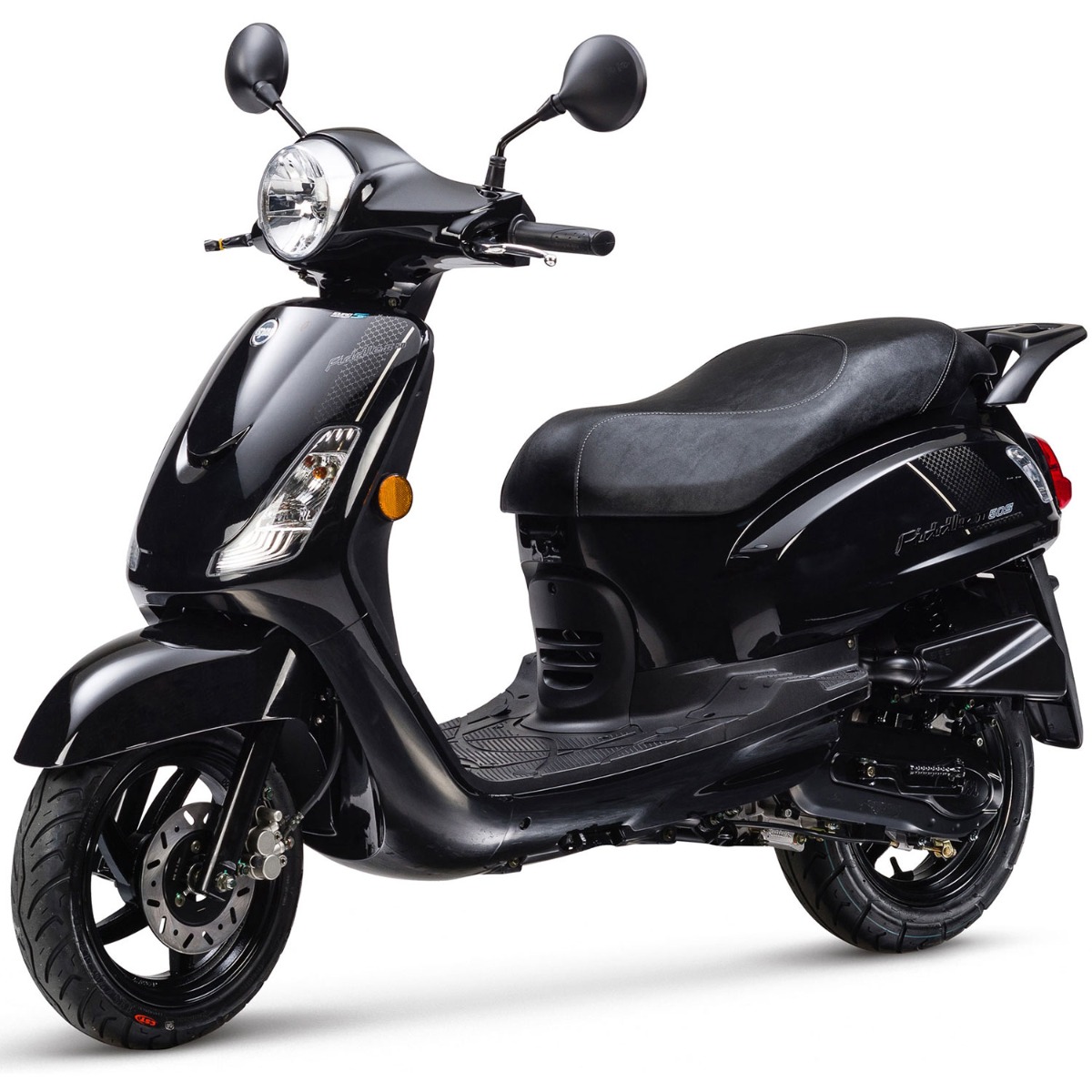 Sym Fiddle 2 Zwart - Benzine Scooter