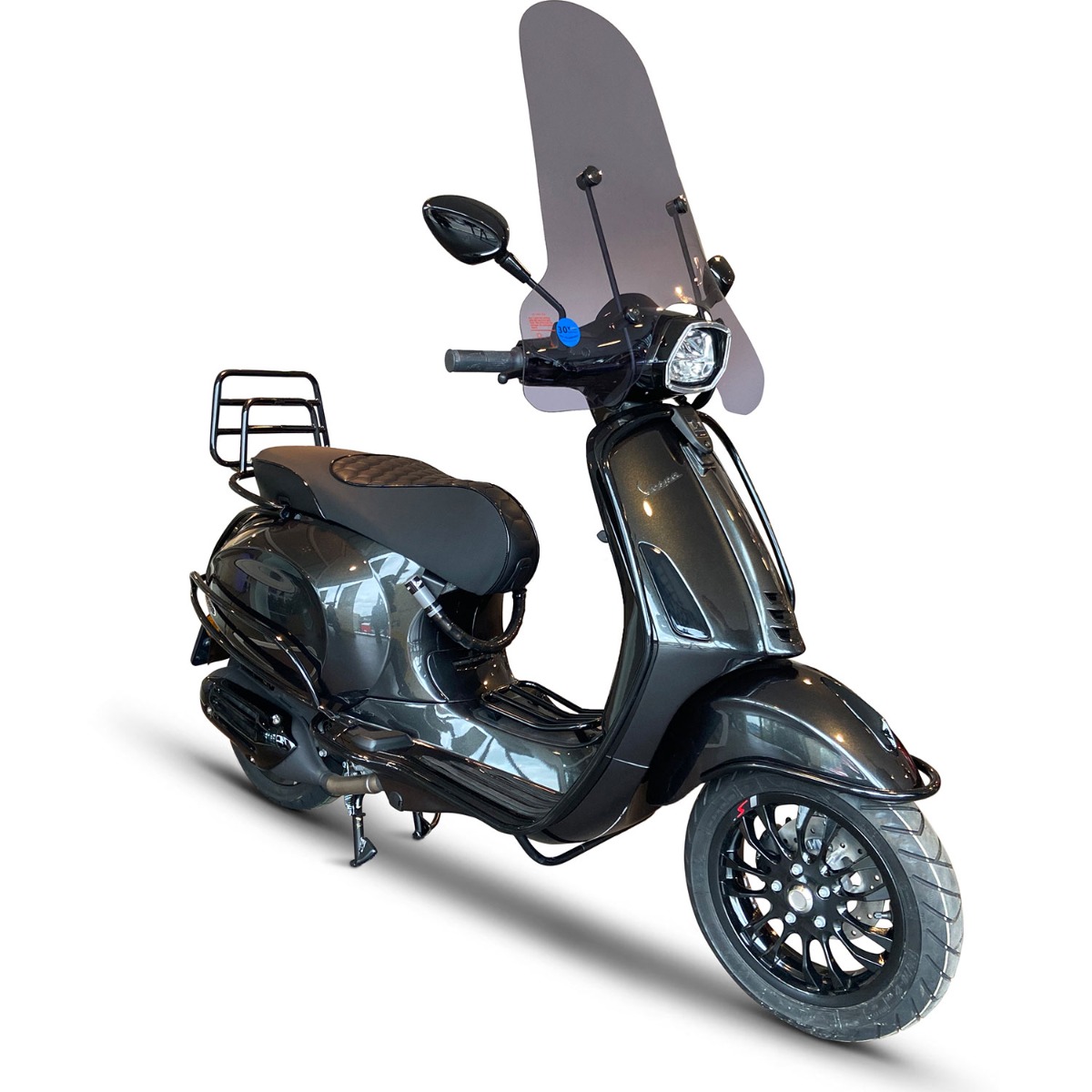Vespa Sprint Custom Diamond Grey - Benzine Scooter