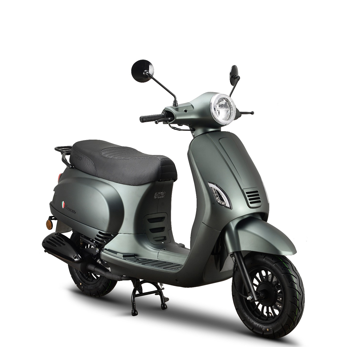 Senzo RivaLux Matgroen - Benzine Scooter