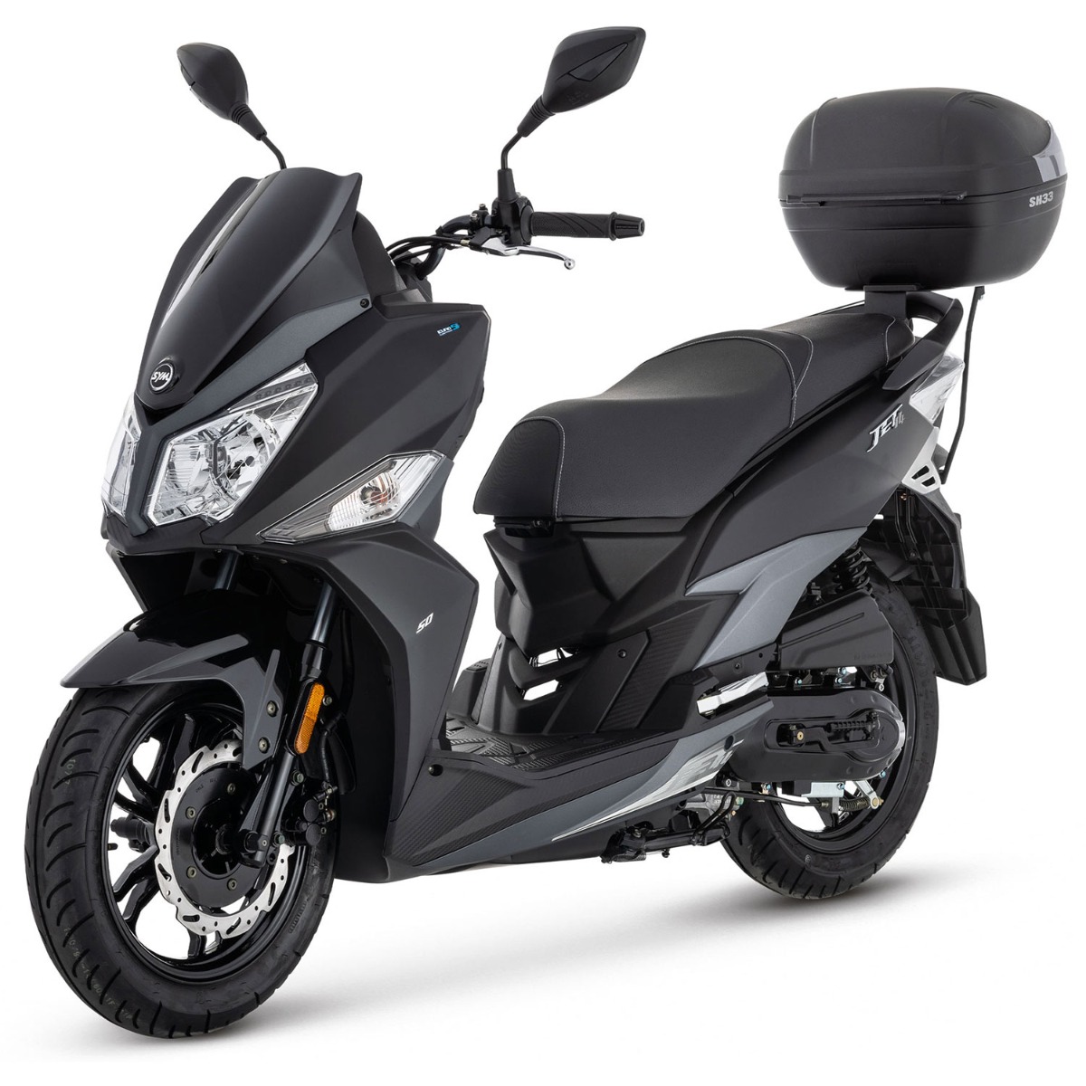 Sym Jet14 Business Matzwart - Benzine Scooter