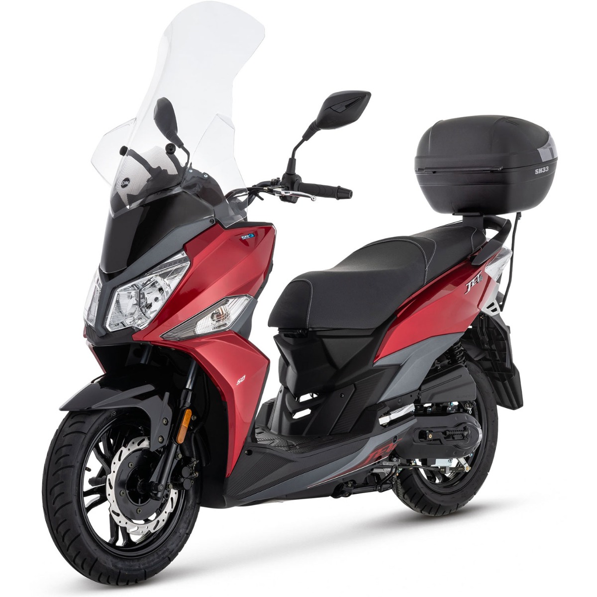 Sym Jet14 Travel Rood - Benzine Scooter