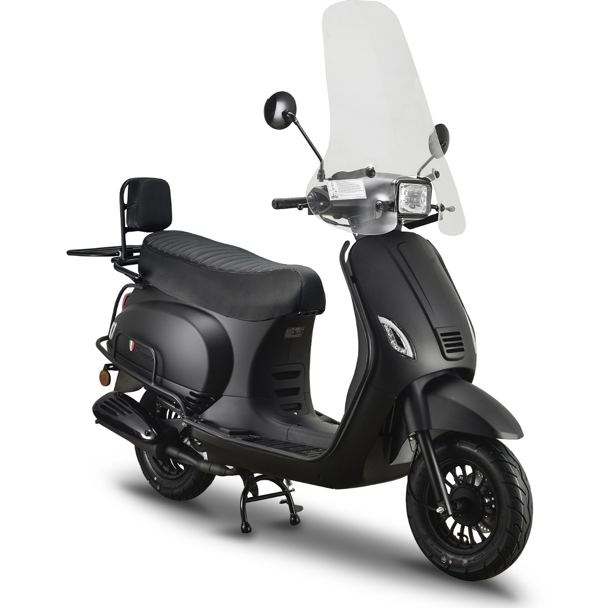 Senzo RivaLux S Special Matzwart - Benzine Scooter