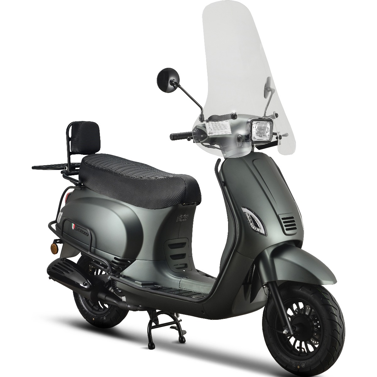 Senzo RivaLux S Special Matgroen - Benzine Scooter