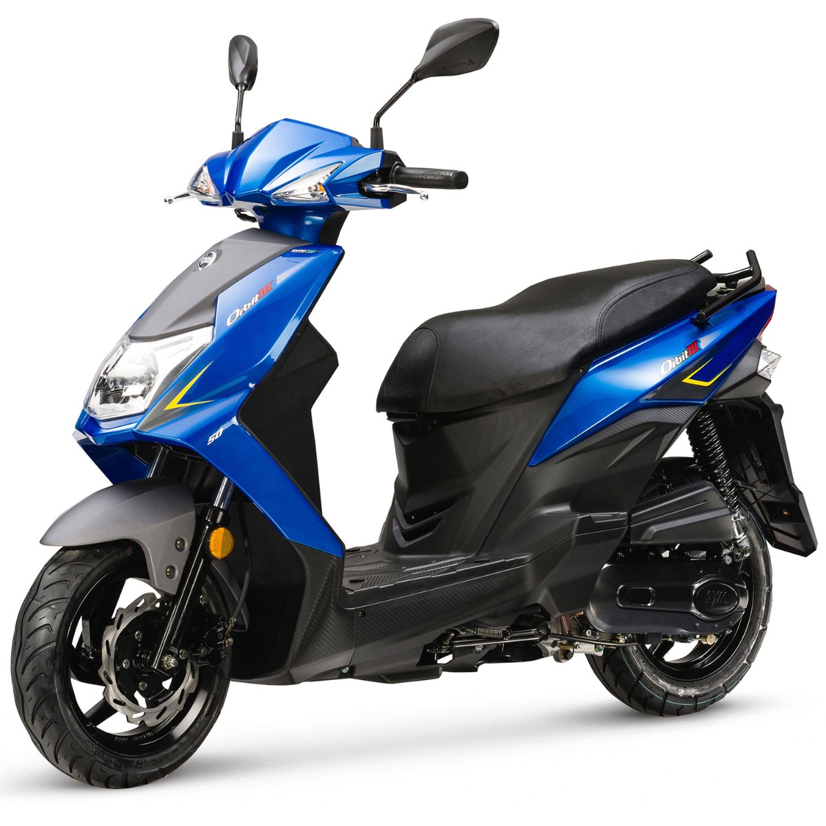 Sym Orbit 3 Blauw - Benzine Scooter