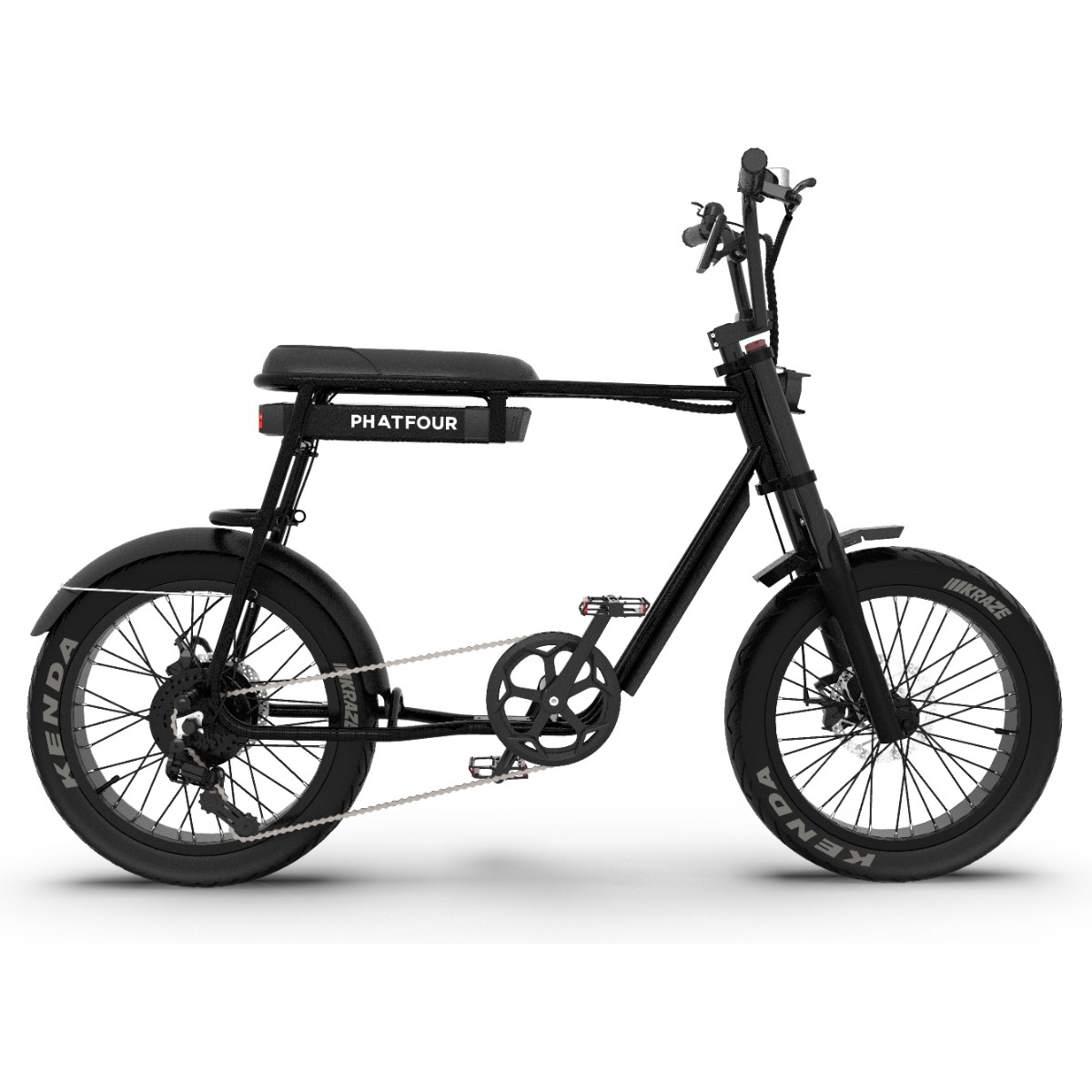 Phatfour FLB+ Zwart - Elektrische Scooter