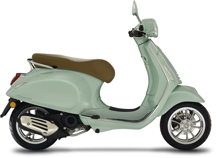 Vespa Primavera Lichtgroen - Benzine Scooter