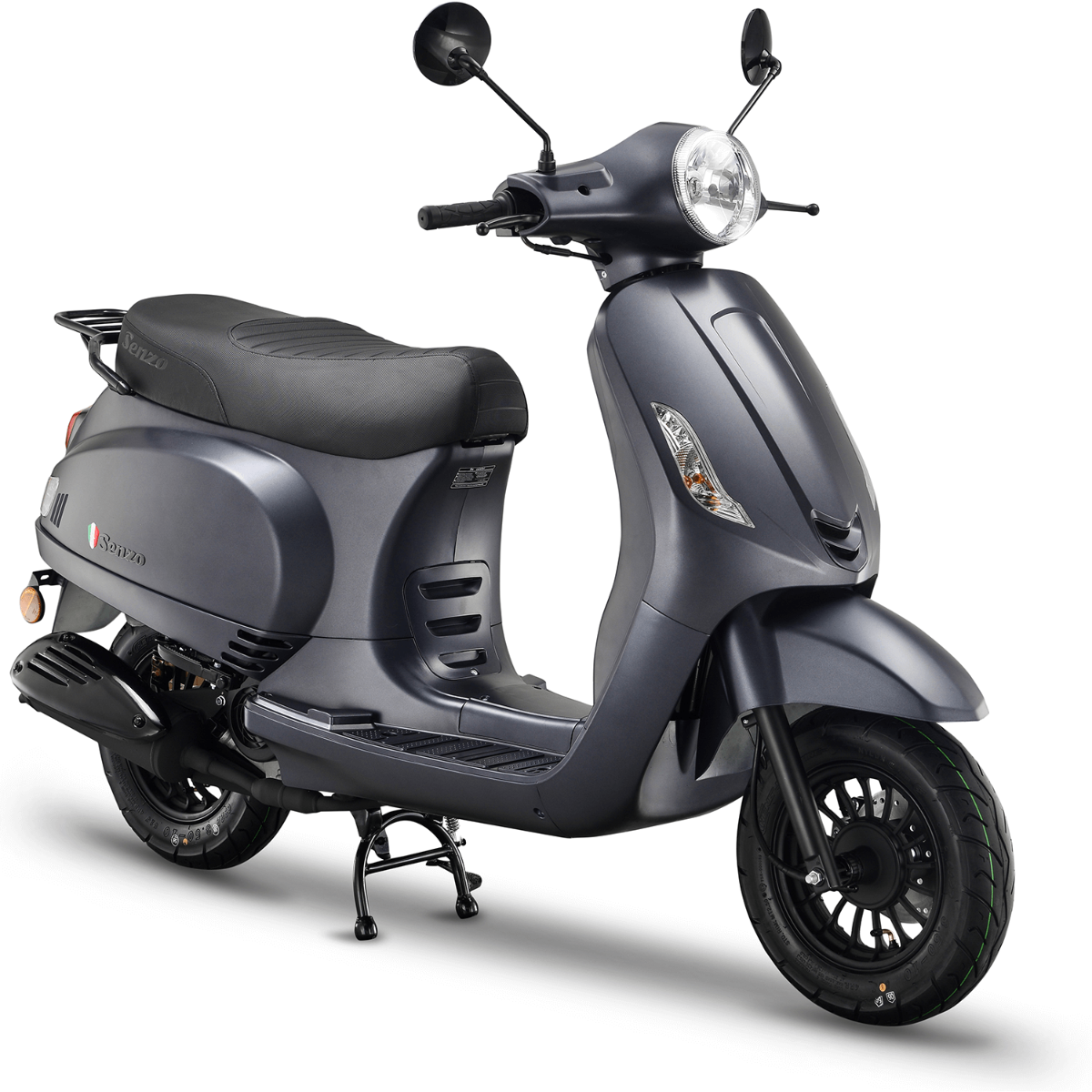 Senzo RivaLux R Matgrijs - Benzine Scooter