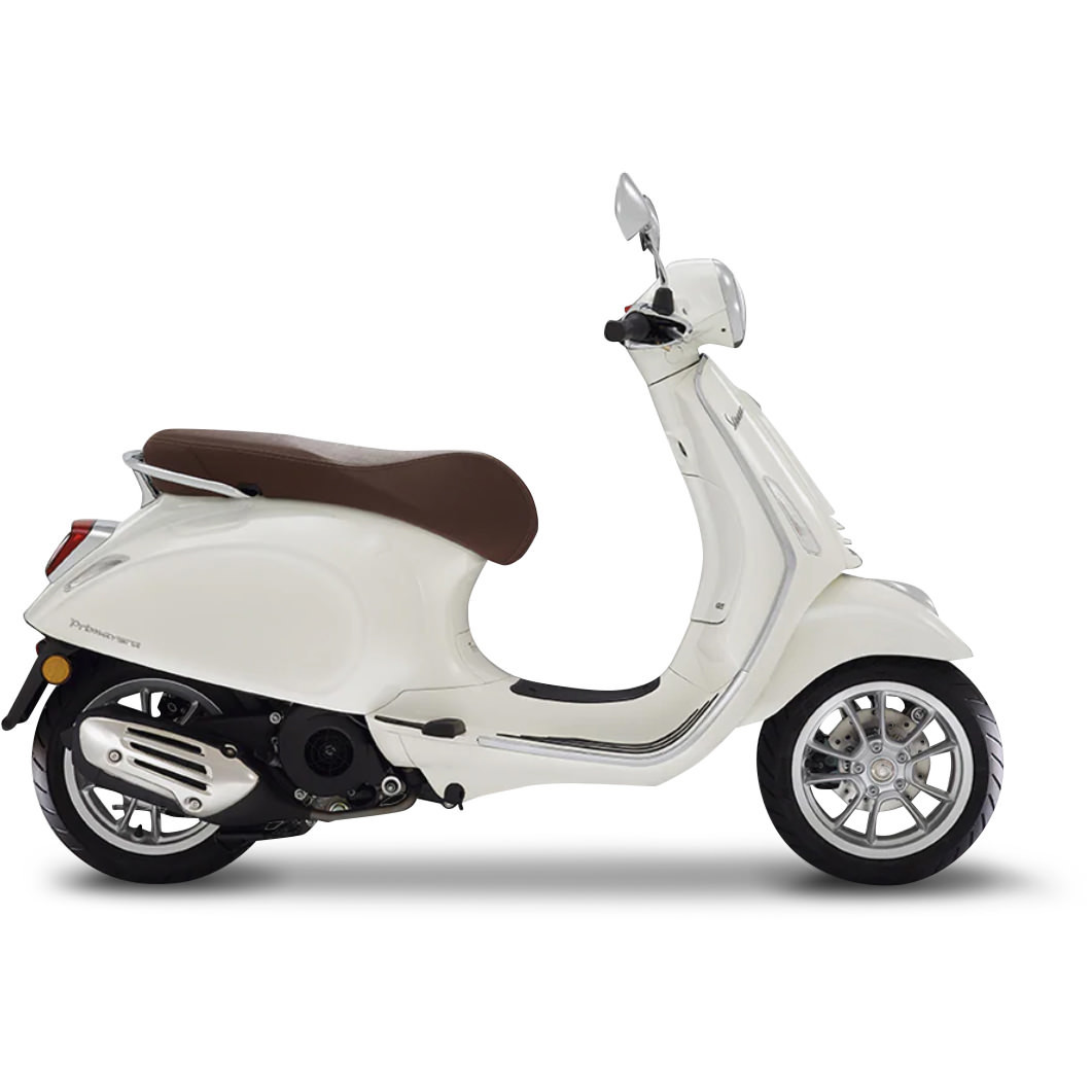 Vespa Primavera Wit - Benzine Scooter
