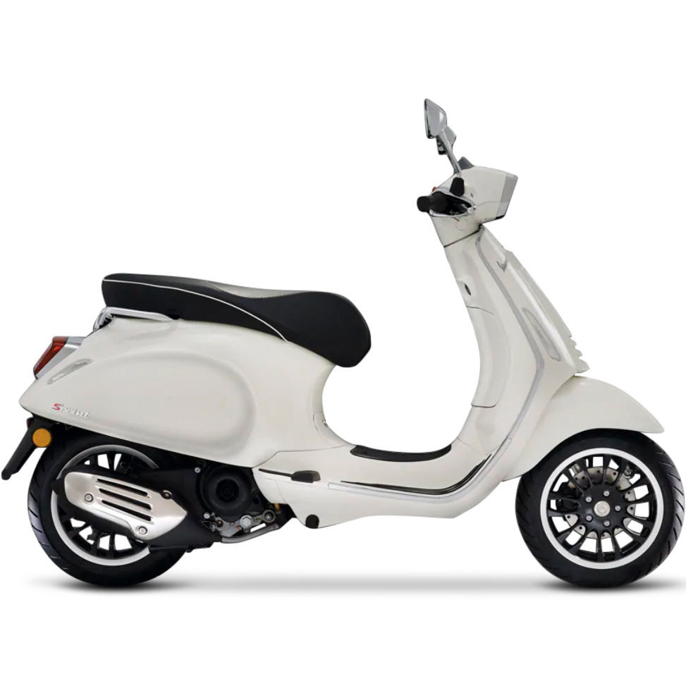 Vespa Sprint Wit - Benzine Scooter